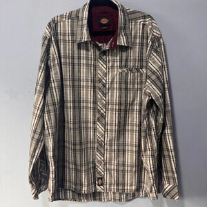 Dickies size  2XL mens plaid‎ shirt